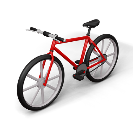 Fahrrad  3D Icon