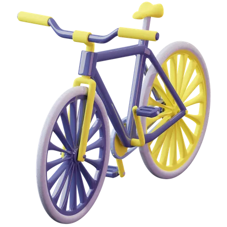 Fahrrad  3D Illustration