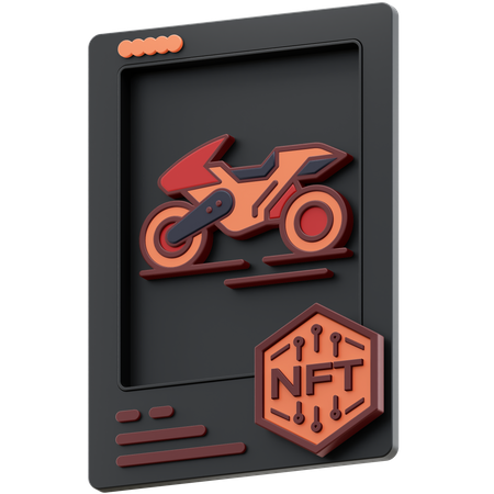 Fahrrad-NFT  3D Icon
