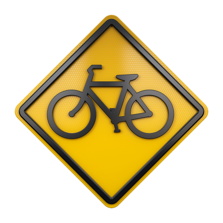 Fahrradschild  3D Icon