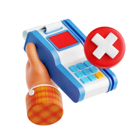 Failed Edc Payment  3D Icon