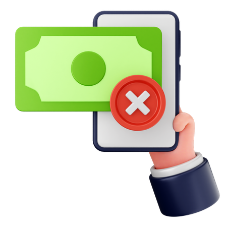 Failed Payment  3D Icon