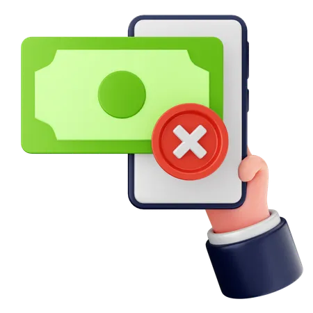 Failed Payment  3D Icon