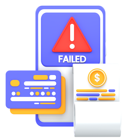 Failed Transaction  3D Icon