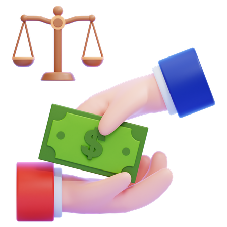 Fair Compensation  3D Icon