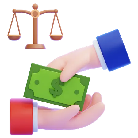 Fair Compensation  3D Icon