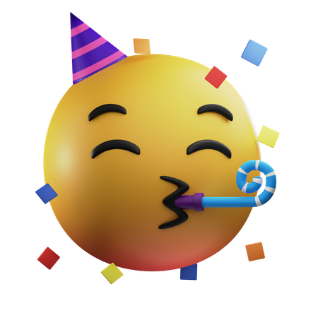 Faire la fête  3D Emoji