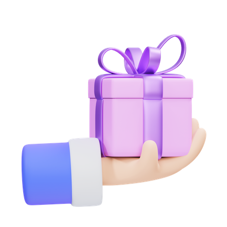 Faire un geste de cadeau  3D Icon