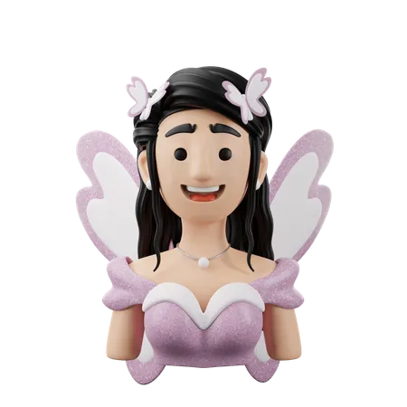 3 D Illustration Avatar Fairy 3D Icon