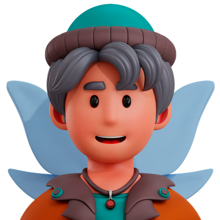 Fairy Boy  3D Icon