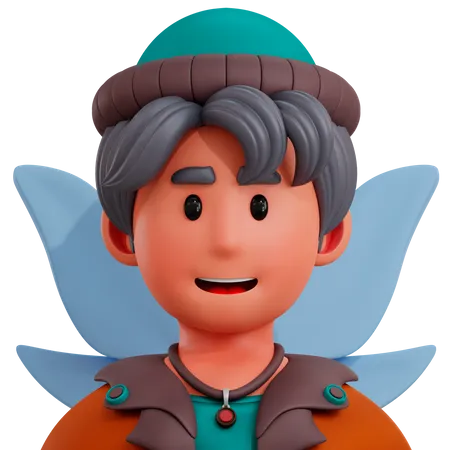 Fairy Boy  3D Icon