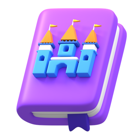 Fairy Tale Book  3D Icon