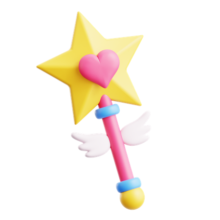 Fairy Wand  3D Icon