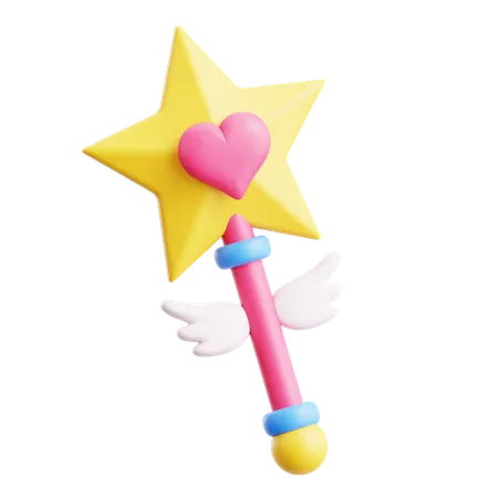 Fairy Wand  3D Icon