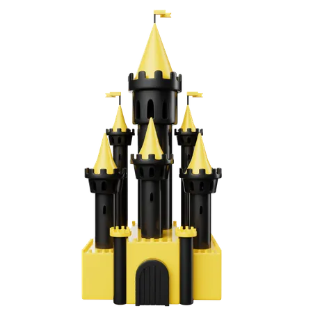 Fairytale Castle  3D Illustration