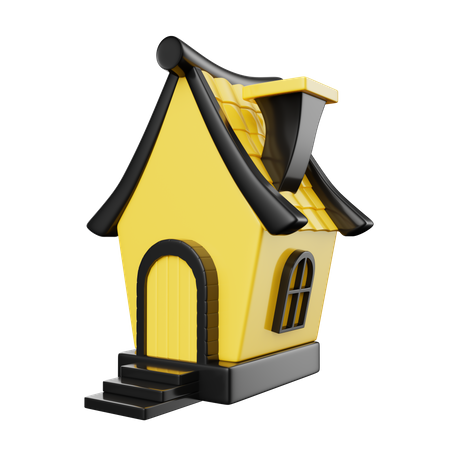 Fairytale House  3D Illustration