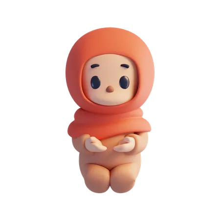 Faith Woman 3D Icon