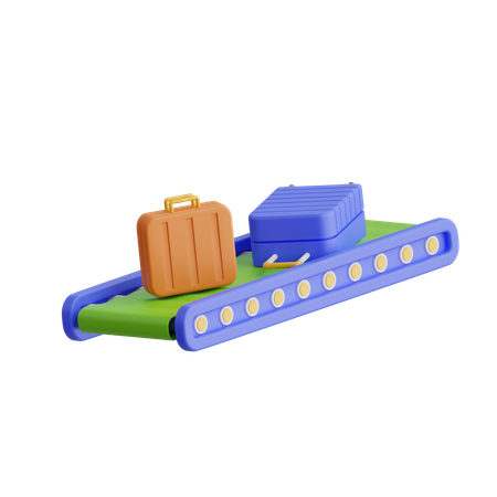 Faixa transportadora  3D Icon