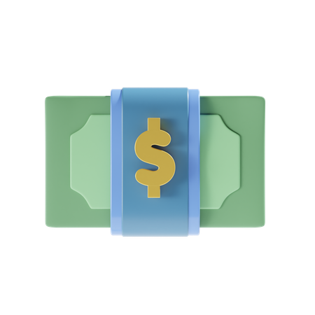 Fajos de billetes  3D Icon