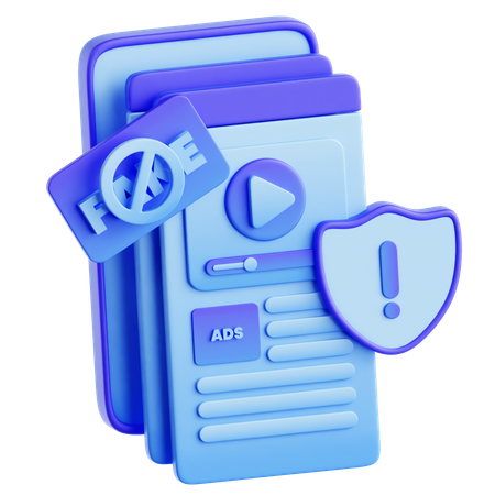 Fake ADS 3D Icon