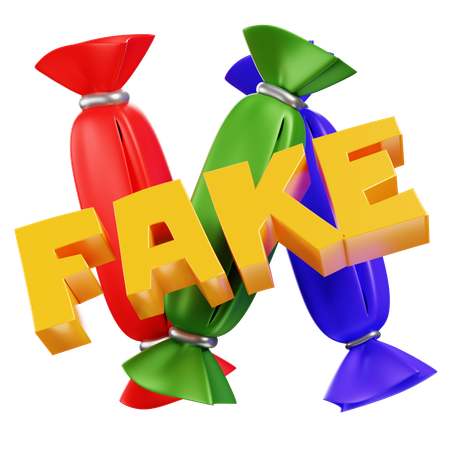 偽キャンディーいたずら  3D Icon