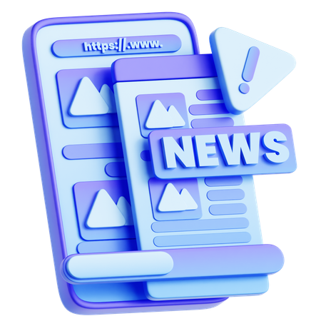 Fake News  3D Icon