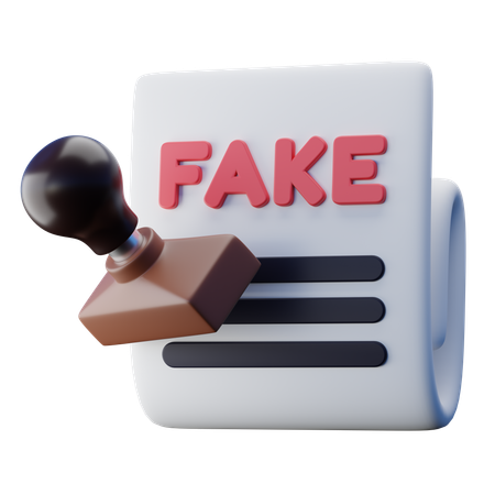 Fake News  3D Icon
