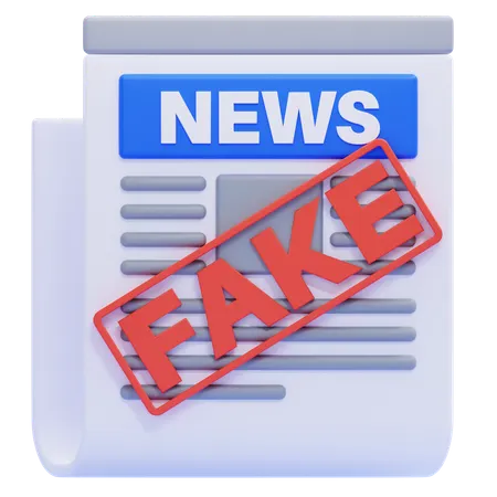 Fake News  3D Icon