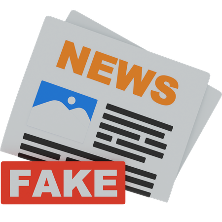 Fake News  3D Icon