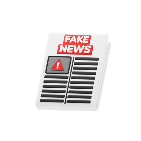 Fake News  3D Icon