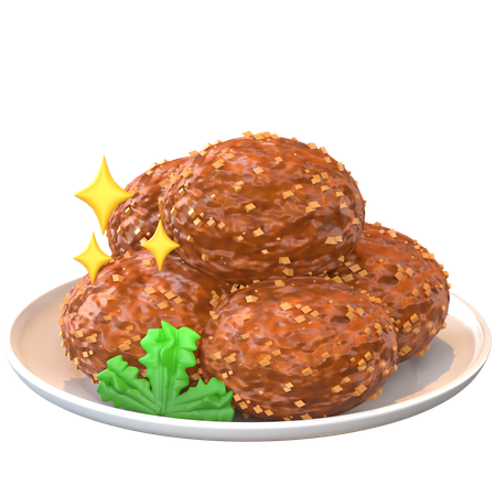 Falafel  3D Icon