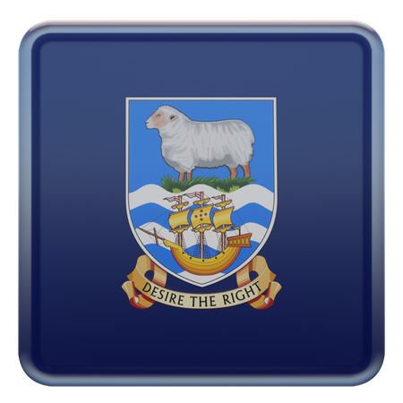 Falkland Islands Flag  3D Flag