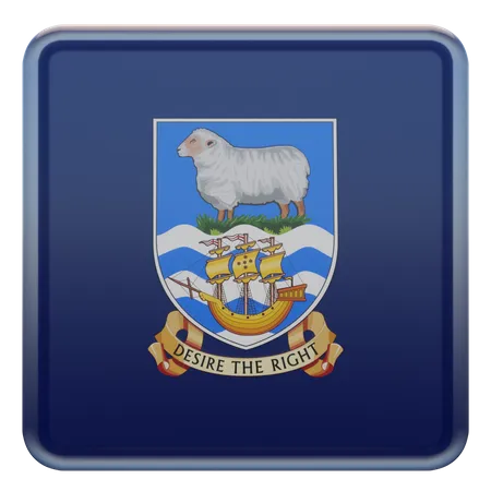 Falkland Islands Flag  3D Flag