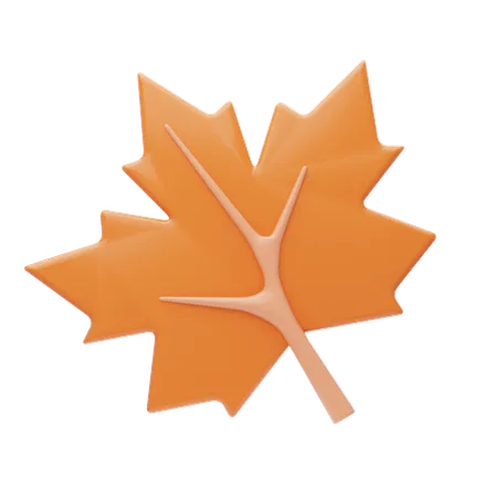 Fall Leaf  3D Icon
