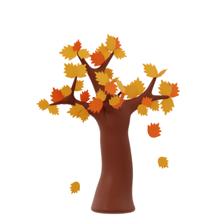 Fall Leaves  3D Icon