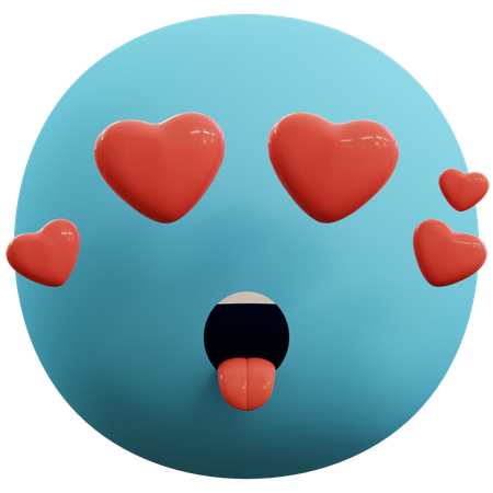 가을 사랑 이모티콘  3D Icon