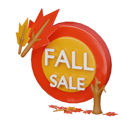 Fall Sale  3D Icon