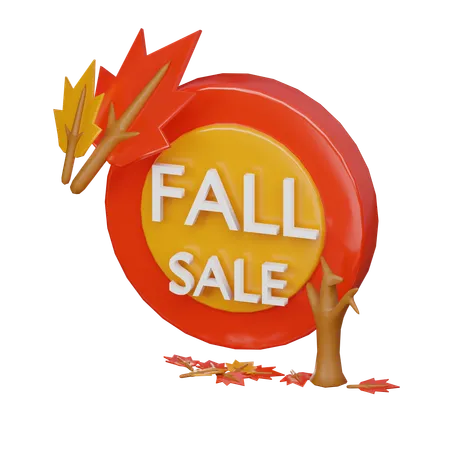 Fall Sale  3D Icon