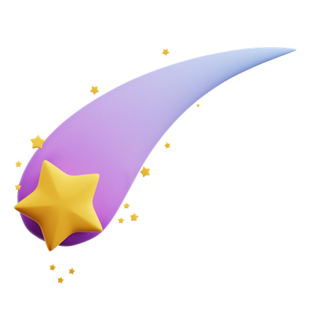 Fallen Star  3D Icon