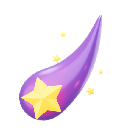 Fallen Star  3D Icon