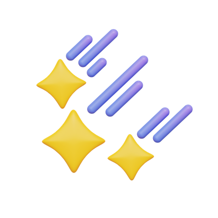Fallen Star  3D Icon