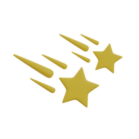 Fallen Star  3D Icon