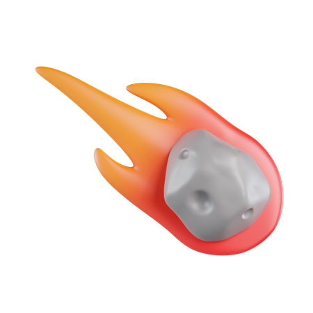 Fallender Meteor  3D Icon