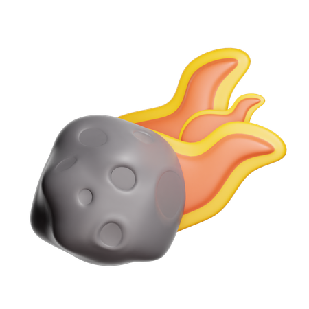 Falling Comet  3D Icon
