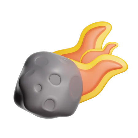 Falling Comet  3D Icon