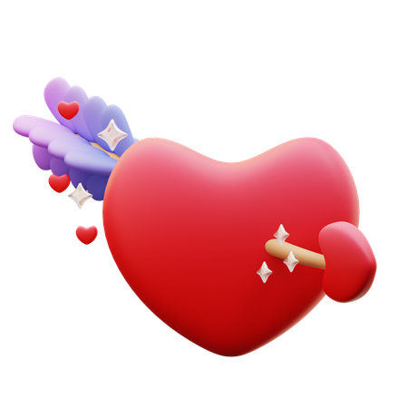 Falling In Love  3D Icon