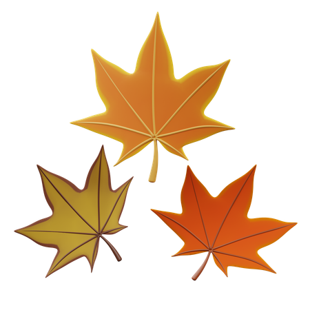 Falling Leaves  3D Icon