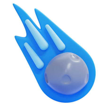 Falling Meteor  3D Icon