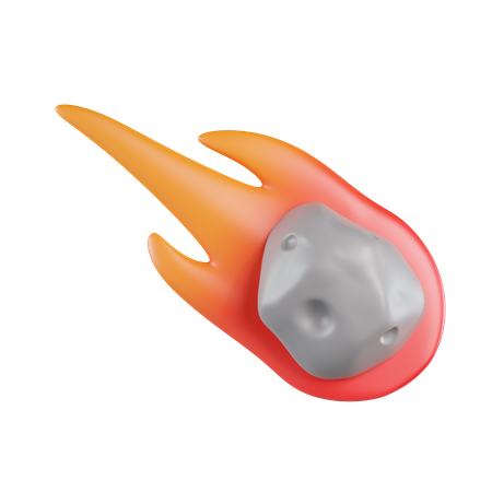 Falling Meteor  3D Icon
