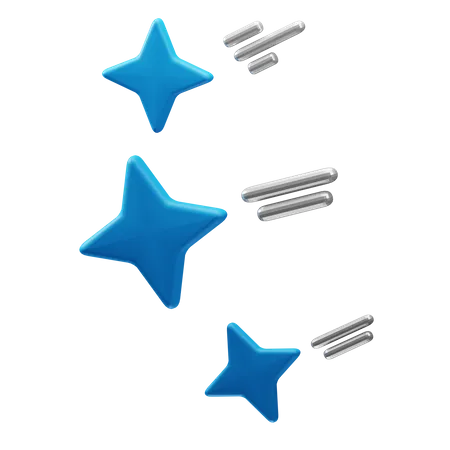 Falling Star  3D Icon